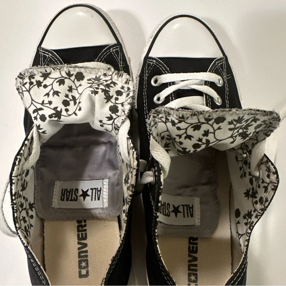 Converse All Star Low Black Women Size 9 Men Size 7 - Picture 6 of 8